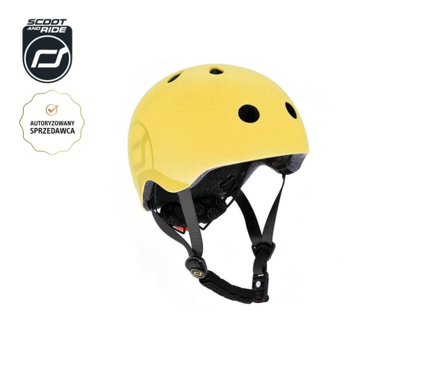 Scoot & Ride Kask Ochronny S-M dla dzieci 3+ Lemon - 1014706 - zdjęcie 2